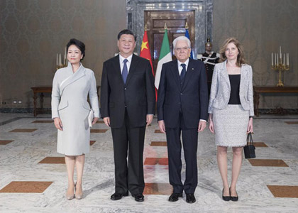 Chinese, Italian Presidents Agr
